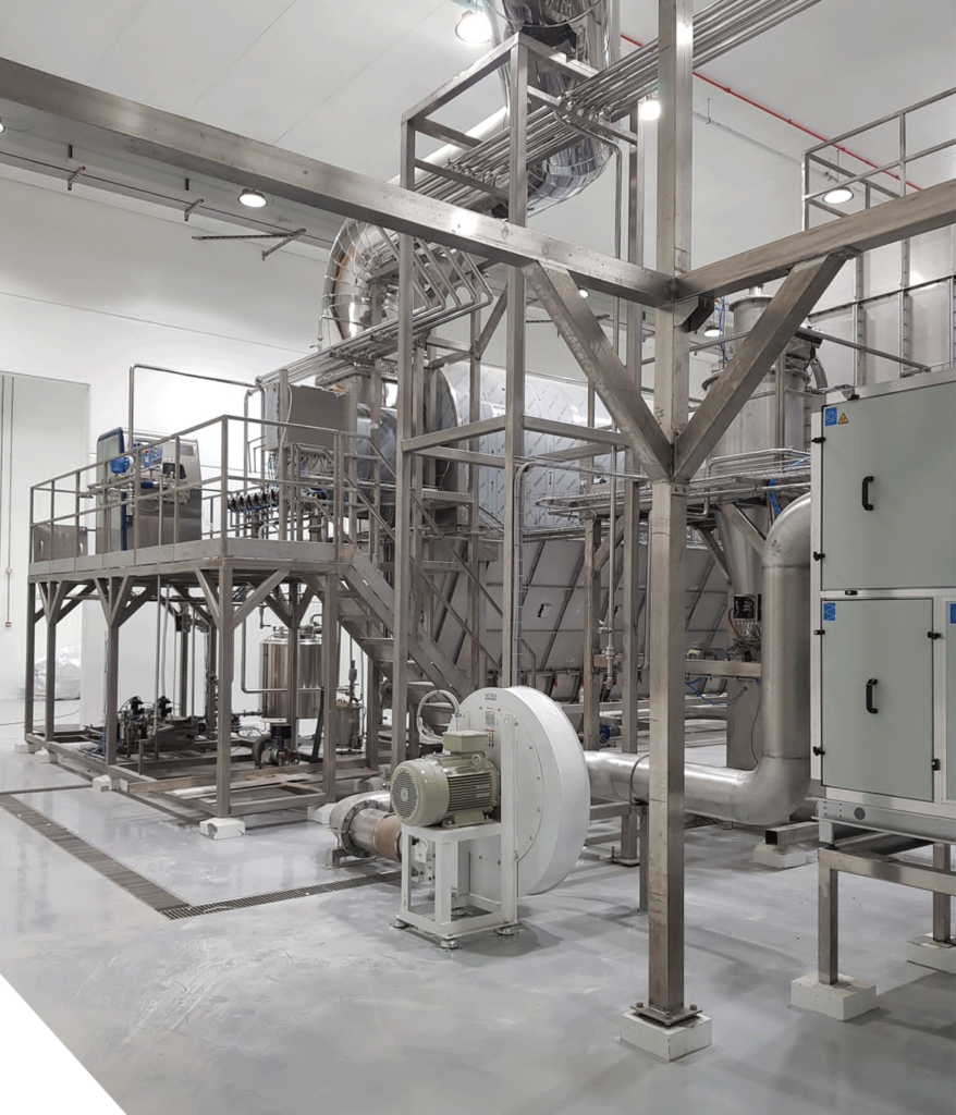 Impianto industriale in Inox